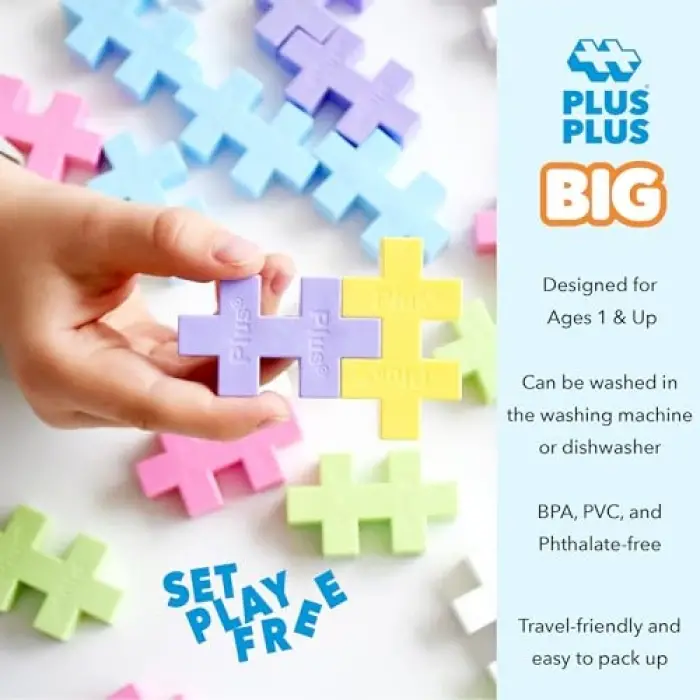 Big Pastel, 100 Parça İnşa ve Yapı Seti Oyuncağı