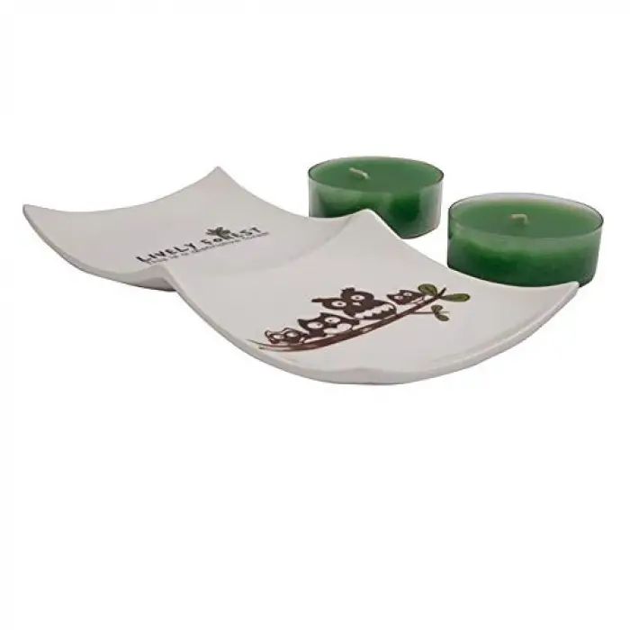 Bigghome Tealight Mum Seti – Yeşil