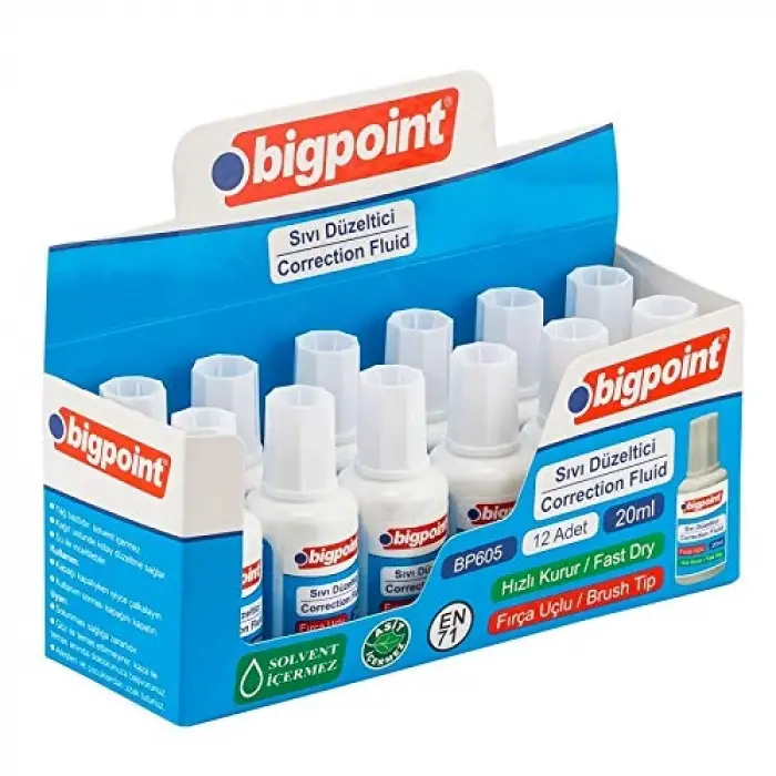 Bigpoint Sıvı Silici 20 ml 12li Kutu