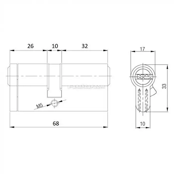 Bilyali Barel Kgb Saten, 68 mm