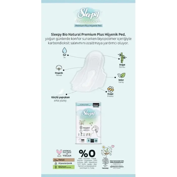 Bio Natural 6 AL 5 Öde Günlük Ped Normal 40lı