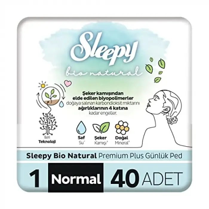Bio Natural Premium Plus Günlük Ped Normal 40 Adet Ped