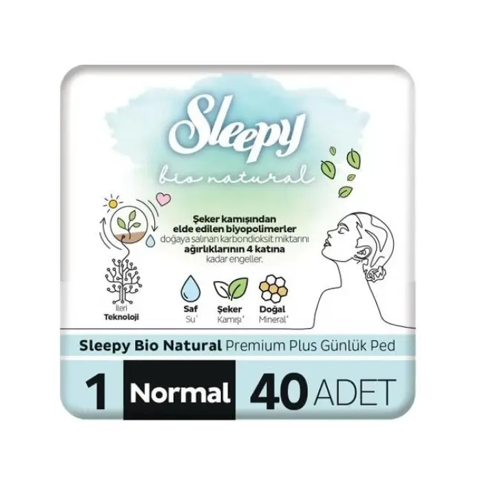 Bio Natural Premium Plus Günlük Ped Normal 40 Adet Ped
