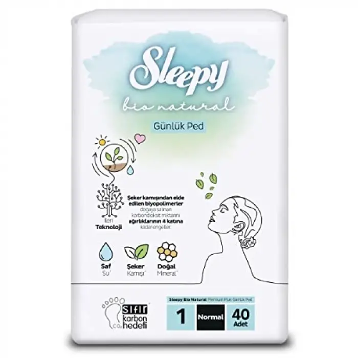 Bio Natural Premium Plus Günlük Ped Normal 40 Adet Ped
