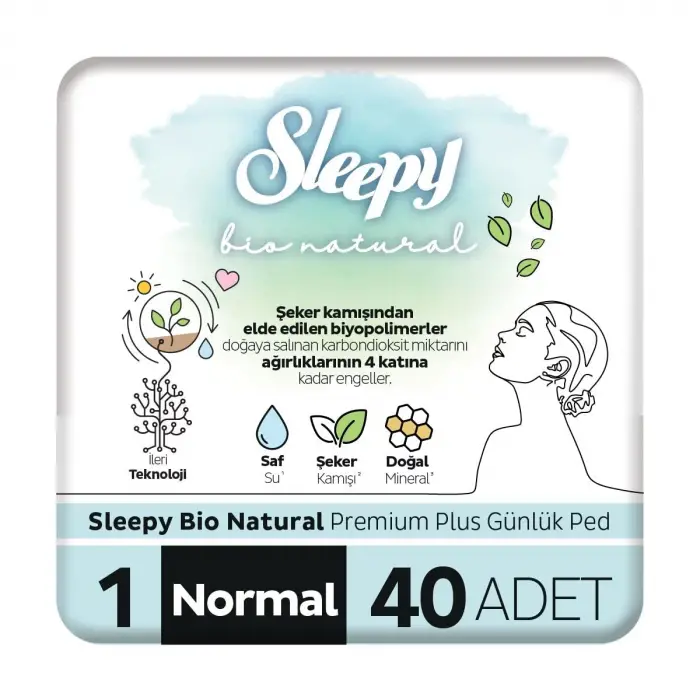 Bio Natural Premium Plus Günlük Ped Normal 40 Adet Ped
