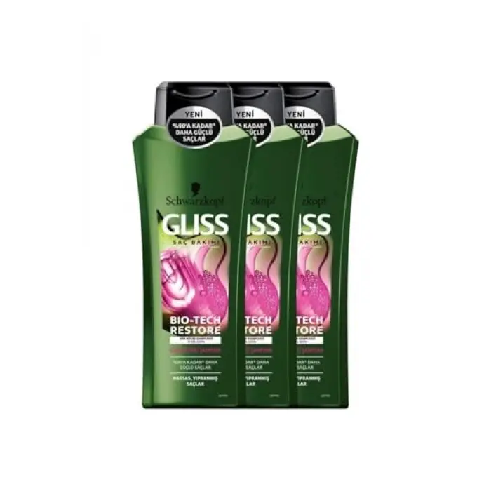 Bio-Tech Güçlendirici Şampuan 525 ml, 3 Adet