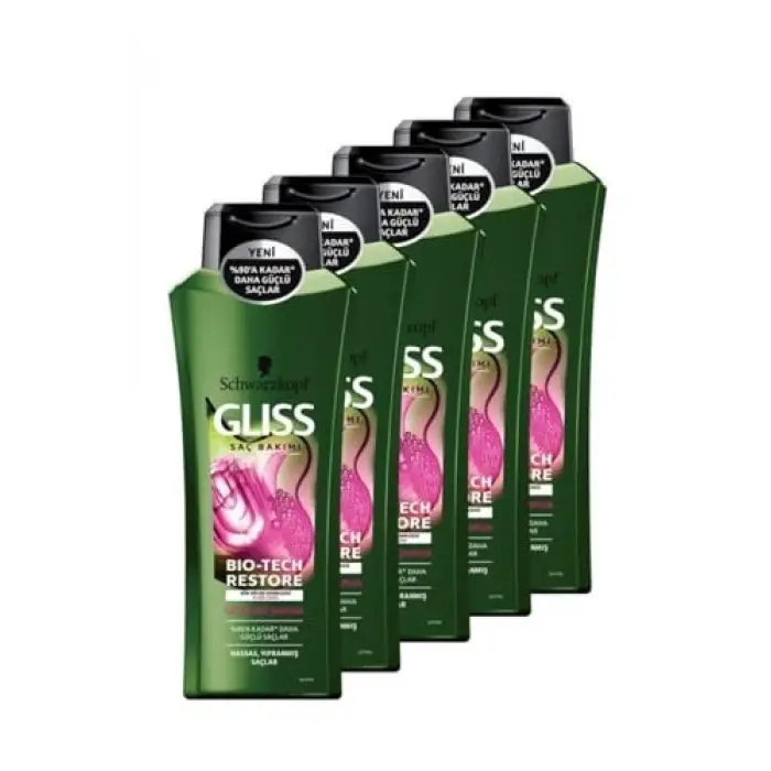 Bio-Tech Güçlendirici Şampuan 525 ml, 5 Adet