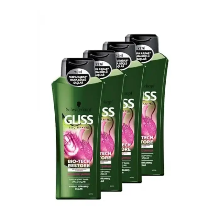 Bio-Tech Güçlendirici Şampuan, 525 ml x 6 Adet Set