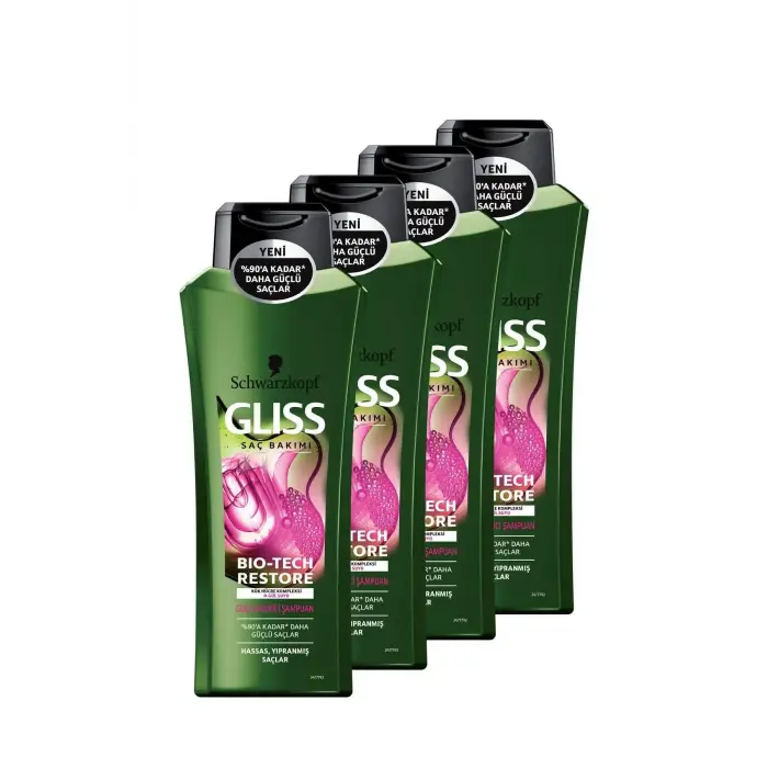 Bio-Tech Güçlendirici Şampuan, 525 ml x 6 Adet Set