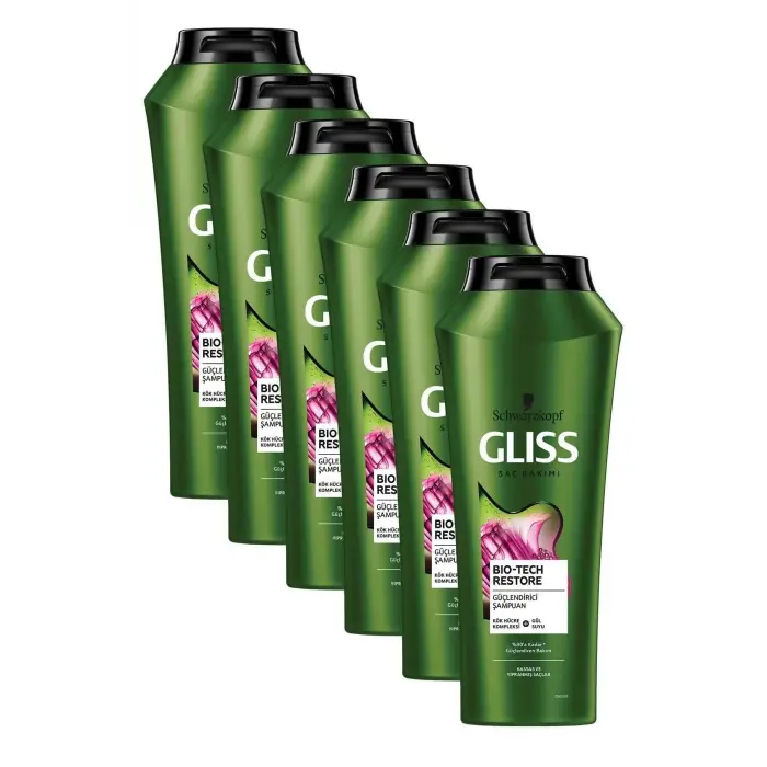 Bio-Tech Güçlendirici Şampuan, 525 ml x 6 Adet Set