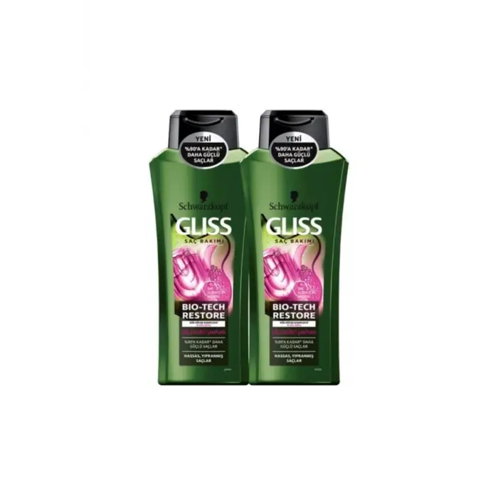 Bio-Tech Restore Güçlendirici Şampuan 360 ml, 2 Adet