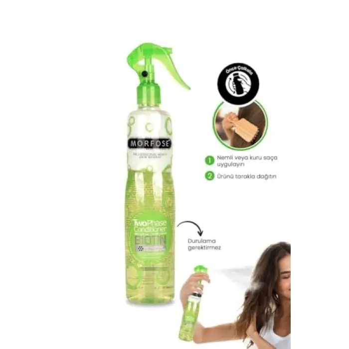 Biotin Içerikli Fön Suyu Yeşil 400 Ml