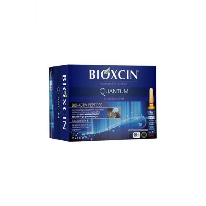 Bioxcin Quantum Saç Bakım Serumu, Bio-Activ Peptides, 15 x 6ml