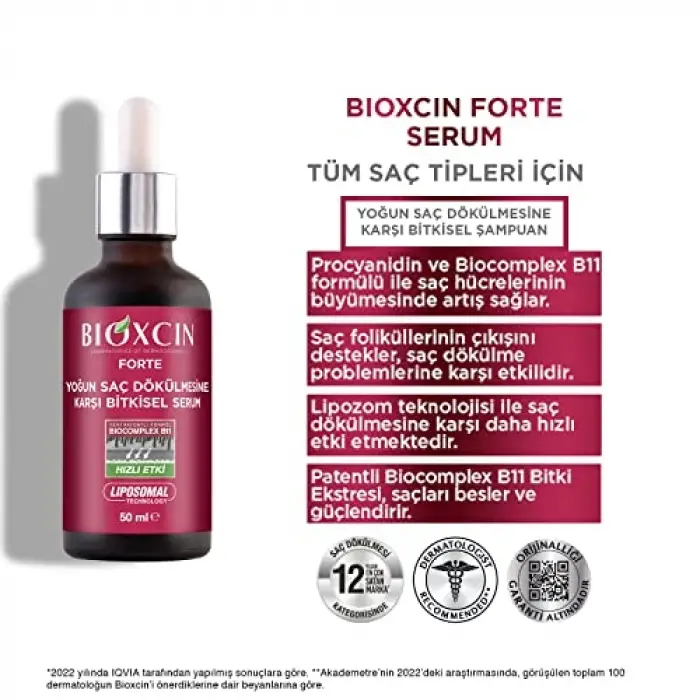 Bioxin Forte serum, 3 x 50 ml, 2 paket