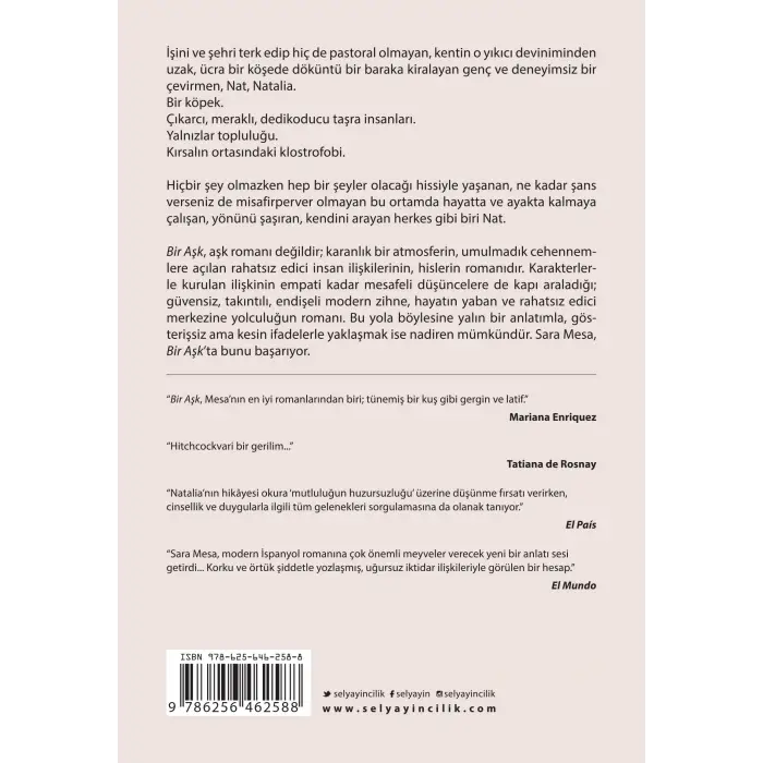 Bir Aşk — Kitap ( )