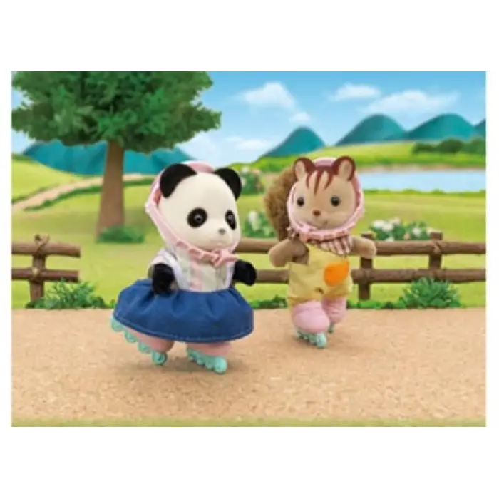 Bisiklet ve paten seti, panda kız