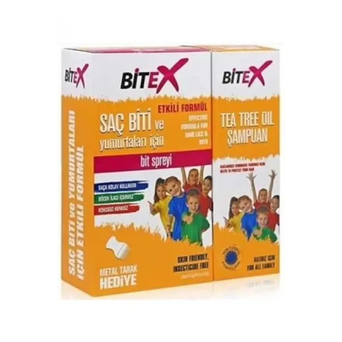 Bit Spreyi ve Şampuan Tarak Seti, Unisex