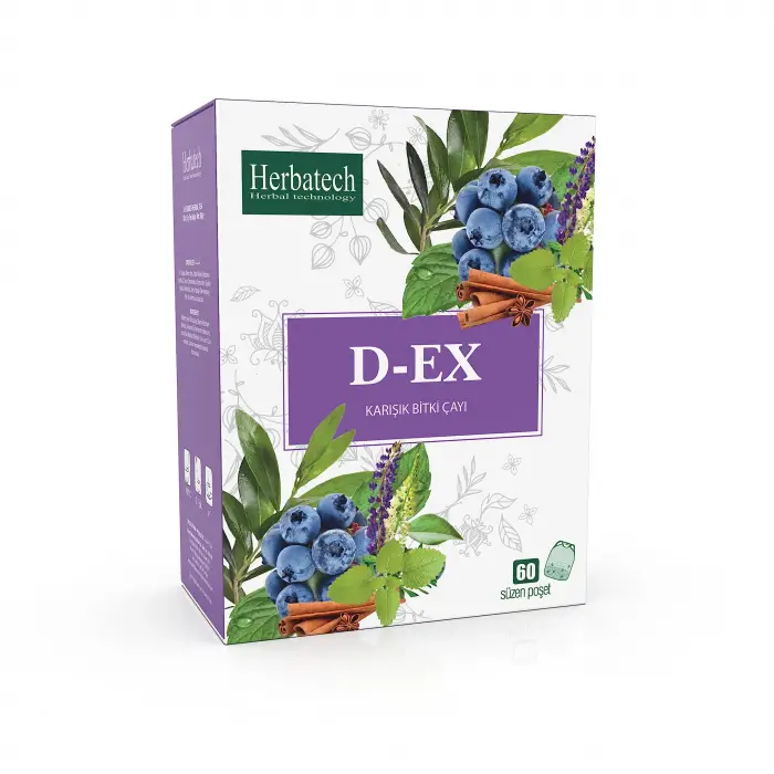 Bitki Çayı, Herbatech D-EX Karışık 60 Süzen Poşet
