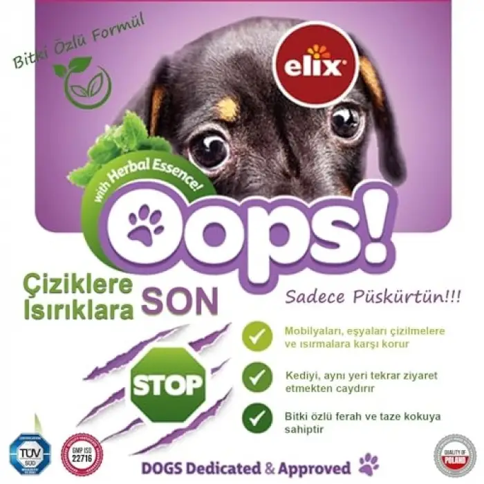 Bitki Özlü Köpek Kovucu Sprey 75 ml
