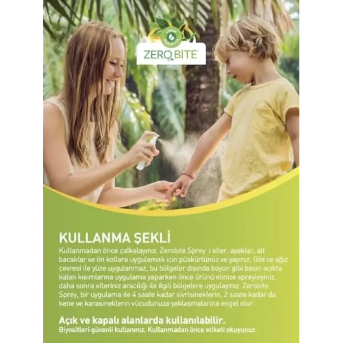 Bitki Özlü Sinek ve Kene Kovucu Sprey 100 ml