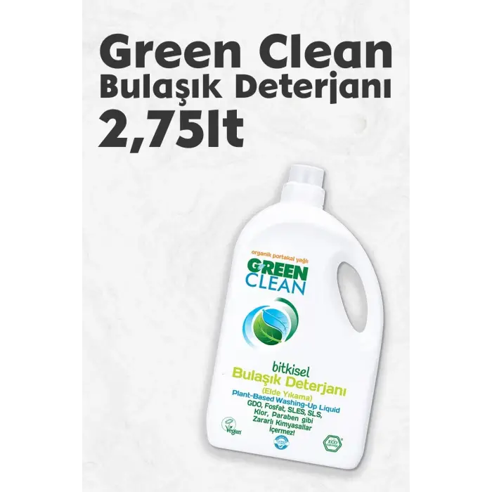 Bitkisel Bulaşık Deterjanı 2,75 L