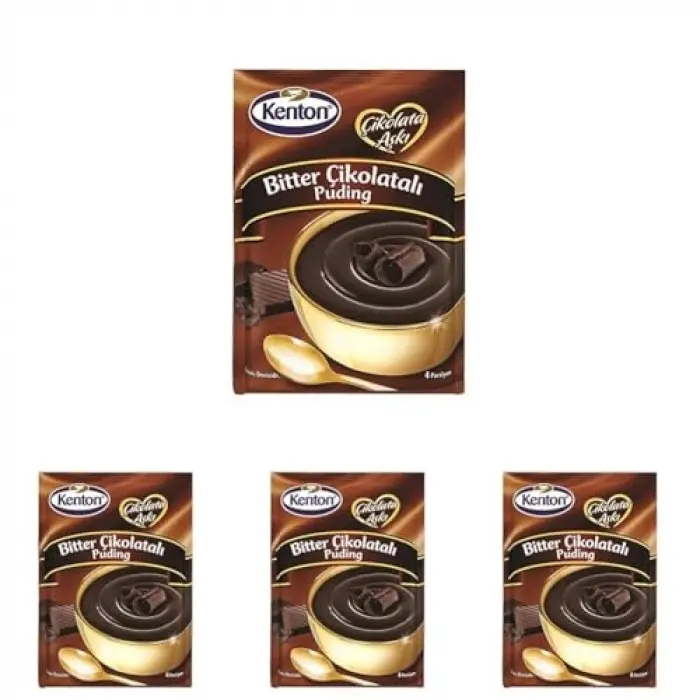 Bitter çikolata aromalı puding 100 g