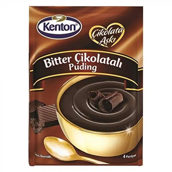 Bitter çikolata aromalı puding 100 g