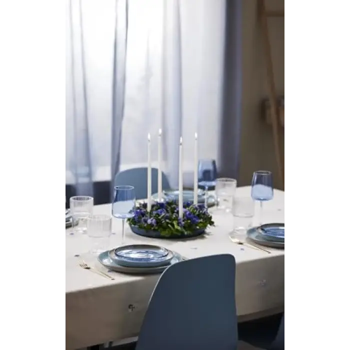 Bıtz Kusintha Cam Tabak Mavi Çap:18 Cm