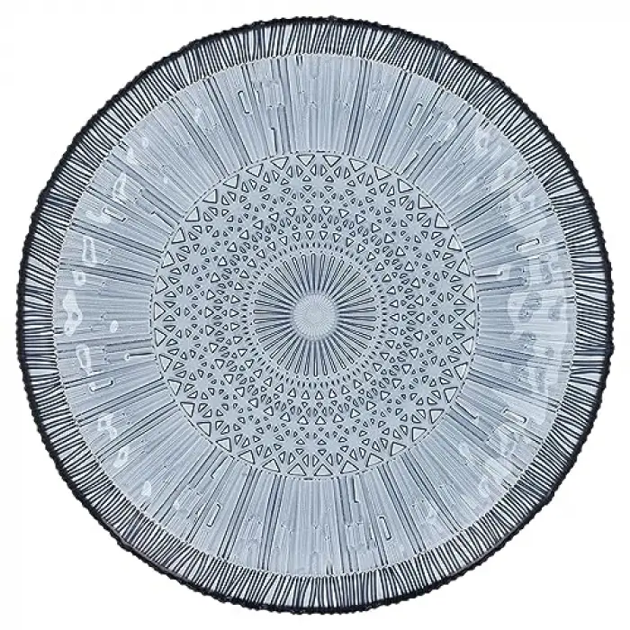 Bıtz Kusintha Servis Tabağı Yuvarlak Mavi 3 Cm - Çap:30 Cm