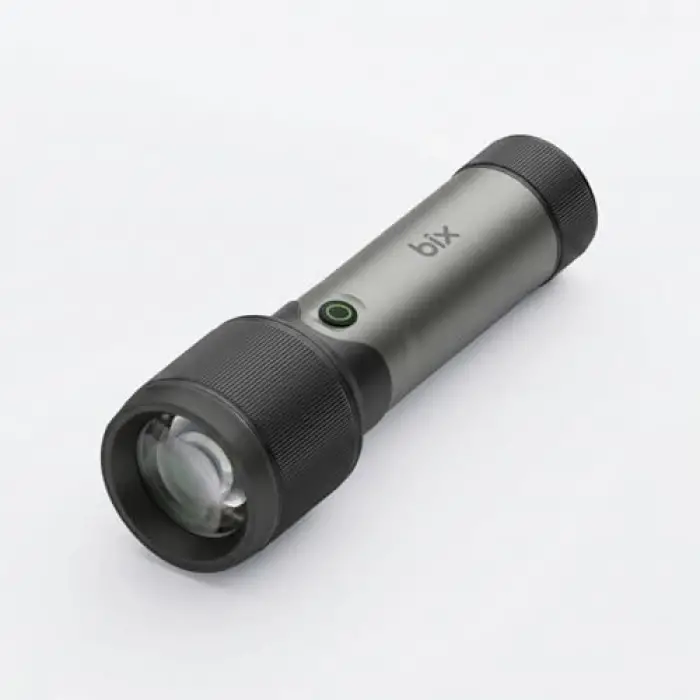 Bix BX2139FL 60W LED 2000 1000 5000 mAh Flashlight, Max. Lümen Parlaklık ve Metreye Kadar Menzilli Şarj Edilebilir Kompakt El Feneri