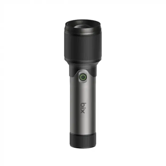 Bix BX2139FL 60W LED 2000 1000 5000 mAh Flashlight, Max. Lümen Parlaklık ve Metreye Kadar Menzilli Şarj Edilebilir Kompakt El Feneri