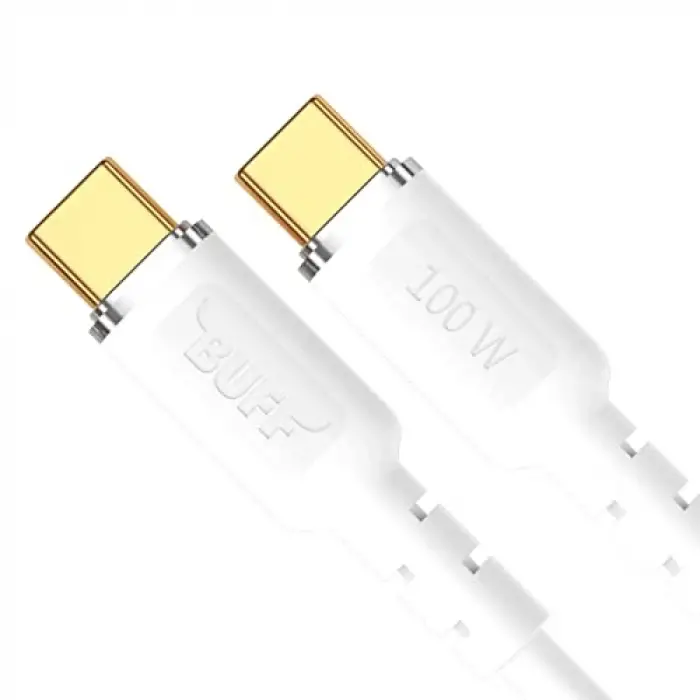 BL67 PD 100W Type-C TO Type-C 5.0A 1.2M Data ve Şarj Kablosu (Beyaz)