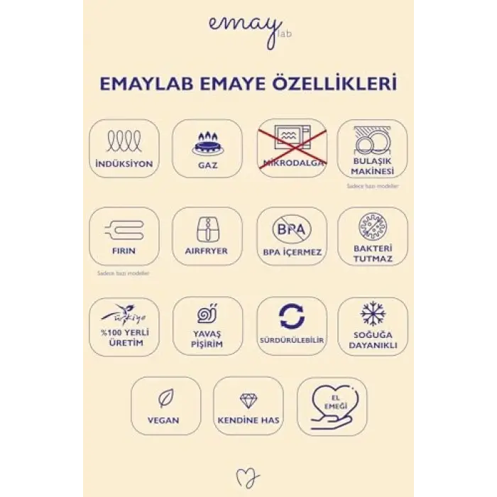Black Cupid Emaye Sunum Tabağı