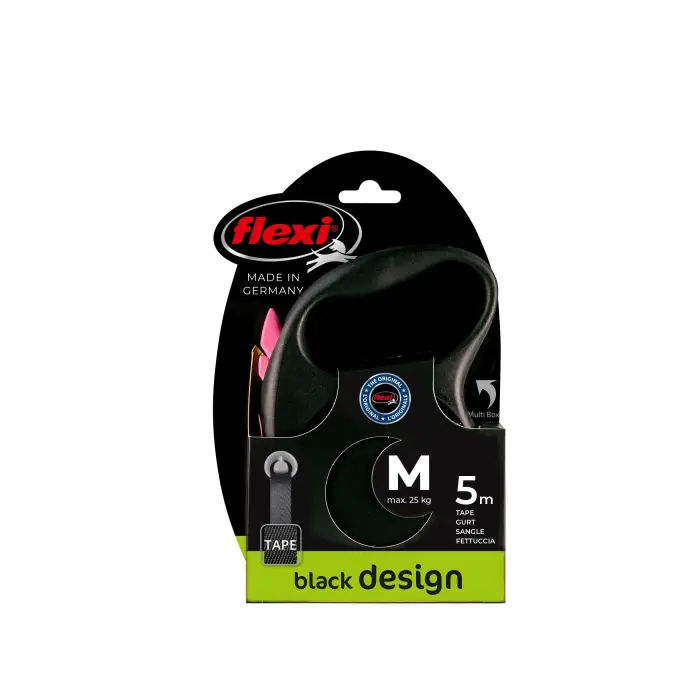 Black Design M Beden Pembe 5MT Şerit Tasma