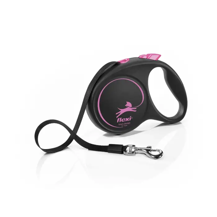 Black Design M Beden Pembe 5MT Şerit Tasma