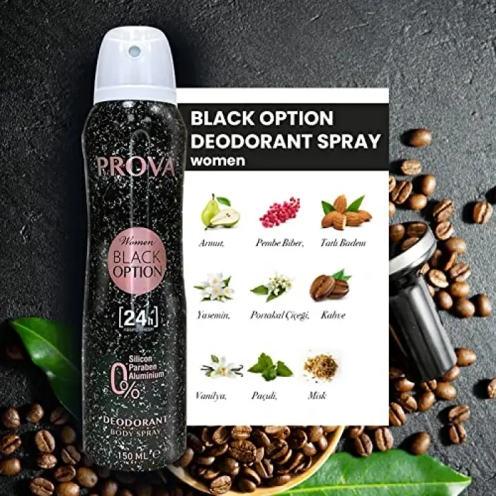 Black Option Kadın Deodorant 150 ml