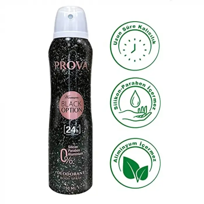Black Option Kadın Deodorant 150 ml