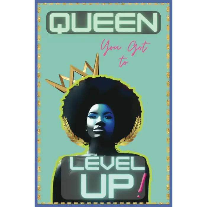Black Queen Daily Journal Queen Level Up Journal Writing