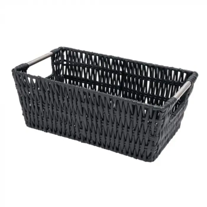 (Black) - Rattique Small Shelf Tote, Black