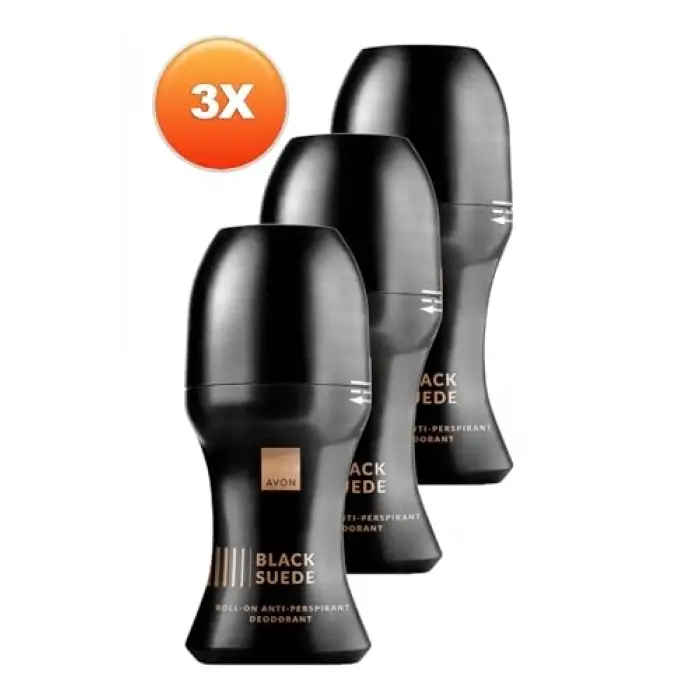 Black Suede Erkek Rollon 50 Ml. Üçlü Set