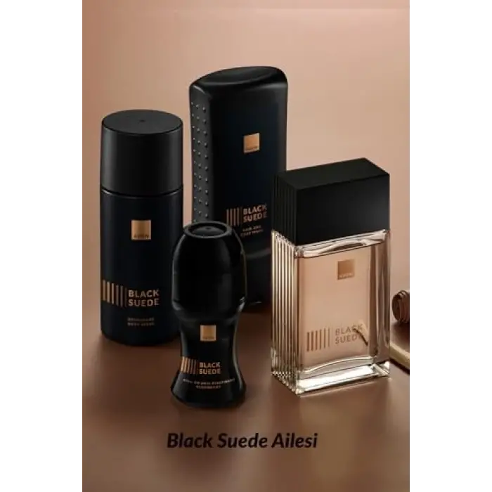 Black Suede Erkek Rollon 50 Ml. Üçlü Set