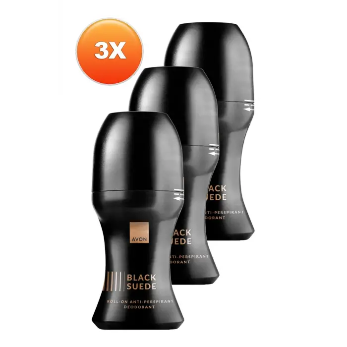 Black Suede Erkek Rollon 50 Ml. Üçlü Set