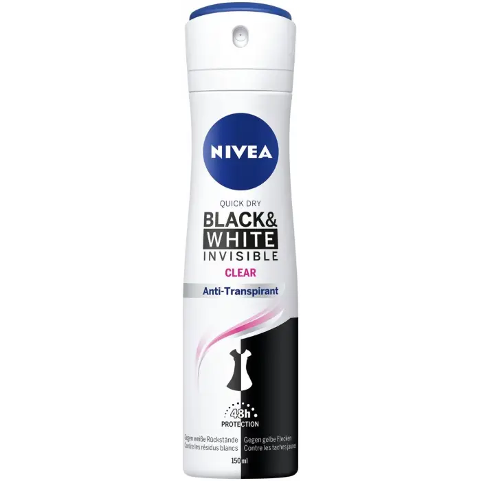 Black&White Clear Kadın Deodorant Sprey 150 ml