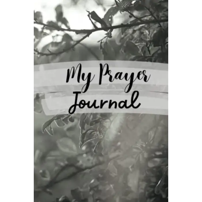 Black & White Prayer Journal 6inx9in (81pages)
