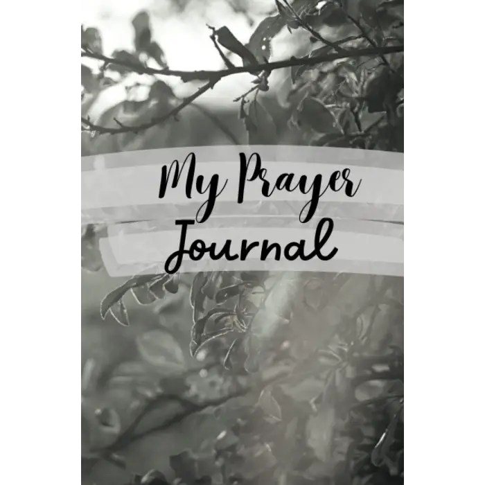 Black & White Prayer Journal 6inx9in (81pages)