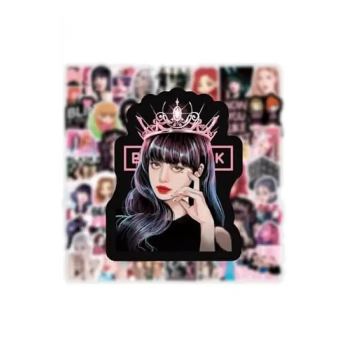 Blackpink Illüstrasyon Laptop Notebook Tablet Sticker Seti