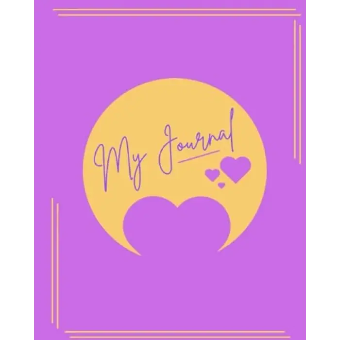 Blank Günlük with Hearts on Cover