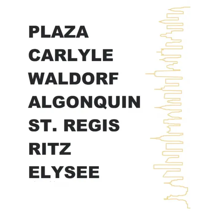 Blank Lined Günlük: Empire, Carlyle, Waldorf, Algonquin, Ritz, Elysee: Stay with me...