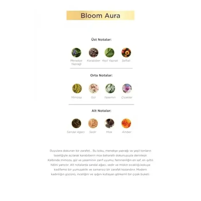 Bloom Aura Parfüm 50 ML Kadın