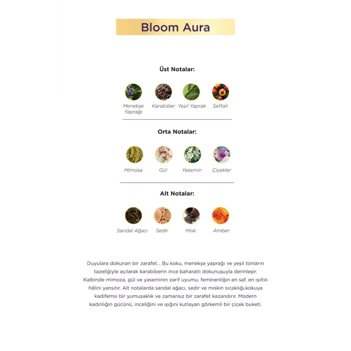 Bloom Aura Parfüm 50 ML Kadın